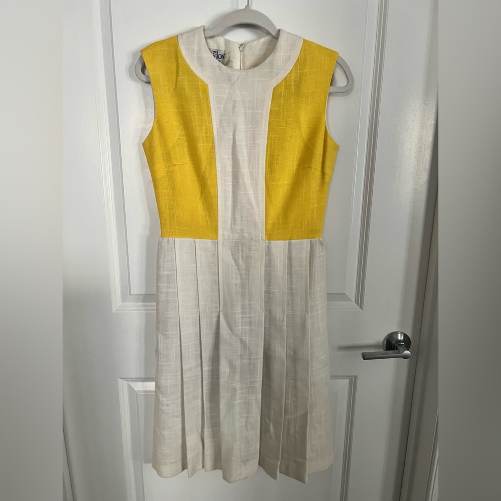Vintage 60s Colorblock Dress